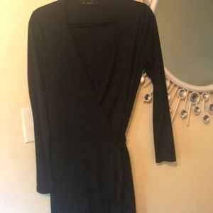 The Limited black wrap dress
